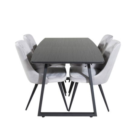 Bild på Matgrupp Irene med 4st matstolar Valleta - Venture Home