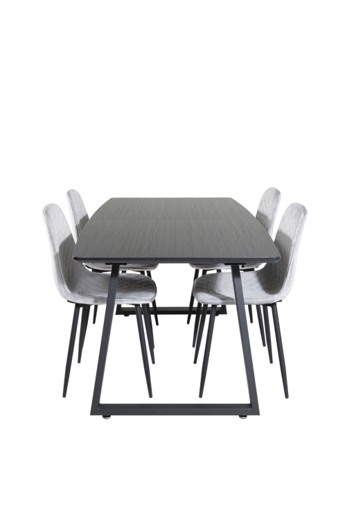 hom_1626941-01_Fs Bild på Matgrupp Irene med 4st matstolar Penally - Venture Home