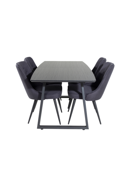 hom_1626944-01_Fs Bild på Matgrupp Irene med 4st matstolar Valleta - Venture Home