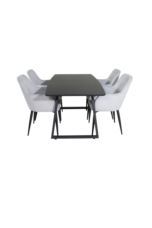 hom_1626959-01_Fs Bild på Matgrupp Irene med 4st matstolar Catrine - Venture Home