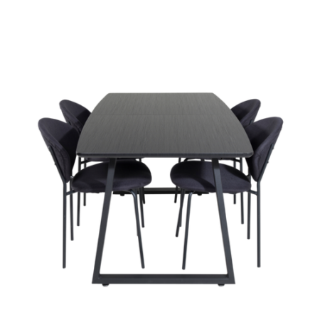 Bild på Matgrupp Irene med 4st matstolar Visby - Venture Home