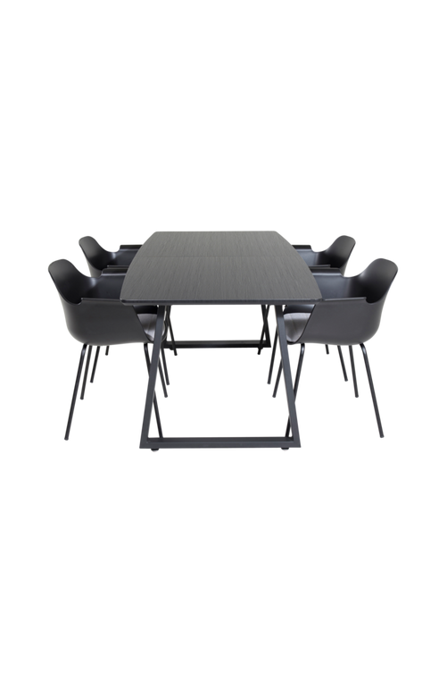 hom_1626961-01_Fs Bild på Matgrupp Irene med 4st matstolar Catrine - Venture Home