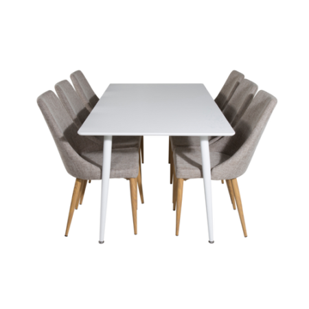 Bild på Matgrupp Penally med 6st matstolar Leone - Venture Home