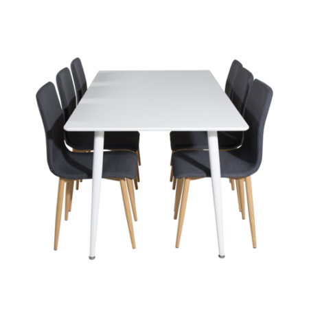 Bild på Matgrupp Penally med 6st matstolar Winta - Venture Home