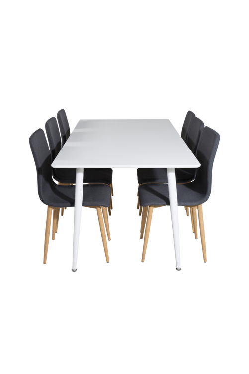 hom_1626977-01_Fs Bild på Matgrupp Penally med 6st matstolar Winta - Venture Home