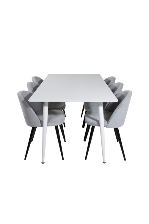 hom_1626981-01_Fs Bild på Matgrupp Penally med 6st matstolar Valleta - Venture Home