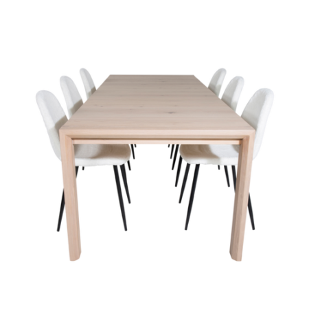 Bild på Matgrupp Sandhamn inkl 6st matstolar Penally - Venture Home