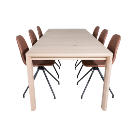 Bild på Matgrupp Sandhamn inkl 6st matstolar Penally - Venture Home