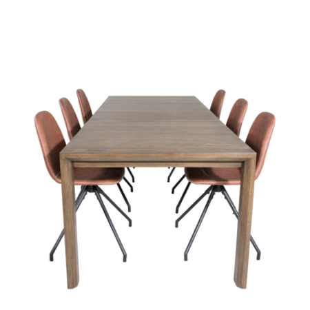 Bild på Matgrupp Sandhamn inkl 6st matstolar Penally - Venture Home