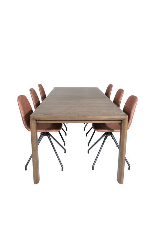 hom_1627017-01_Fs Bild på Matgrupp Sandhamn inkl 6st matstolar Penally - Venture Home