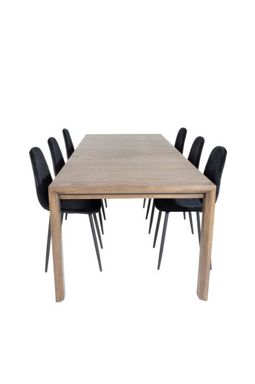 hom_1627018-01_Fs Bild på Matgrupp Sandhamn inkl 6st matstolar Penally - Venture Home