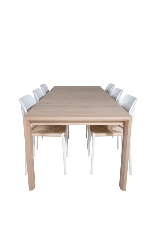 hom_1627021-01_Fs Bild på Matgrupp Sandhamn inkl 6st matstolar Polly - Venture Home