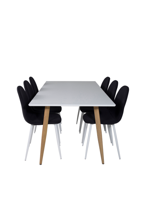 hom_1627069-01_Fs Bild på Matgrupp Penally inkl 6st matstolar Penally - Venture Home