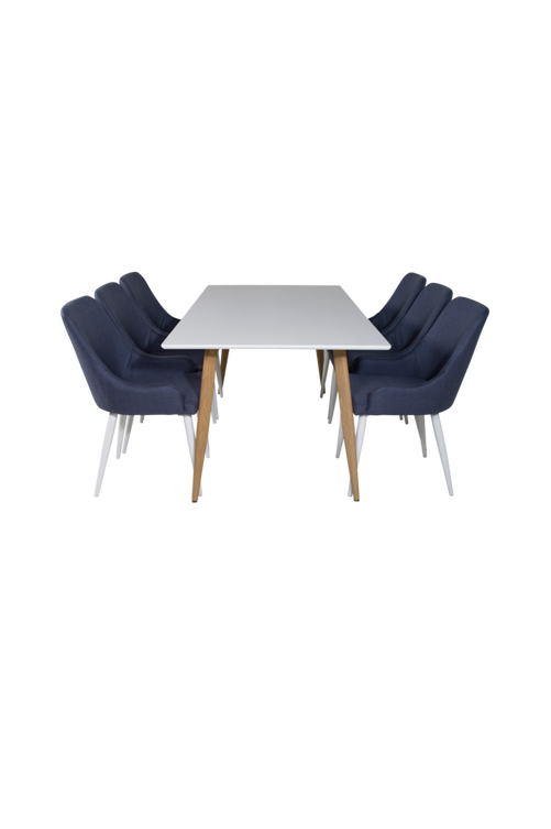 hom_1627076-01_Fs Bild på Matgrupp Penally inkl 6st matstolar Pia - Venture Home