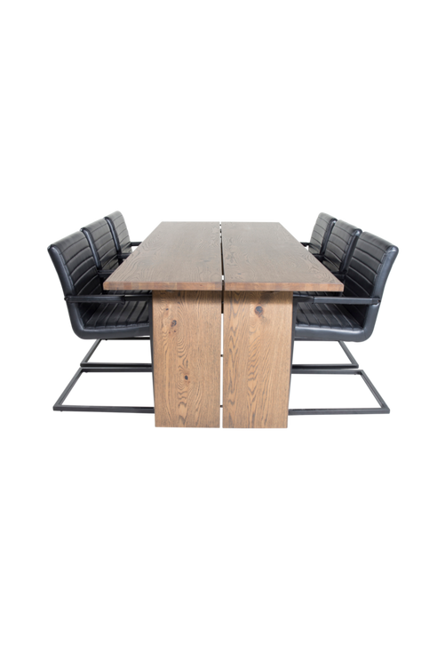 hom_1627088-01_Fs Bild på Matgrupp Lysekil inkl 6st matstolar Ark - Venture Home