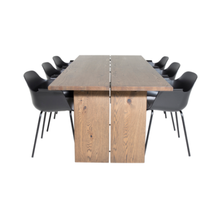 Bild på Matgrupp Lysekil inkl 6st matstolar Catrine - Venture Home