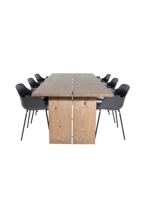 hom_1627096-01_Fs Bild på Matgrupp Lysekil inkl 6st matstolar Catrine - Venture Home