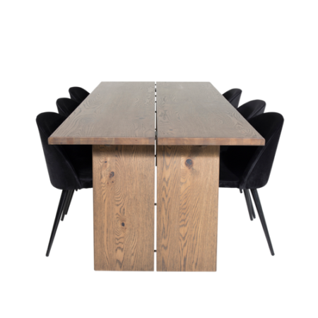 Bild på Matgrupp Lysekil inkl 6st matstolar Valleta - Venture Home