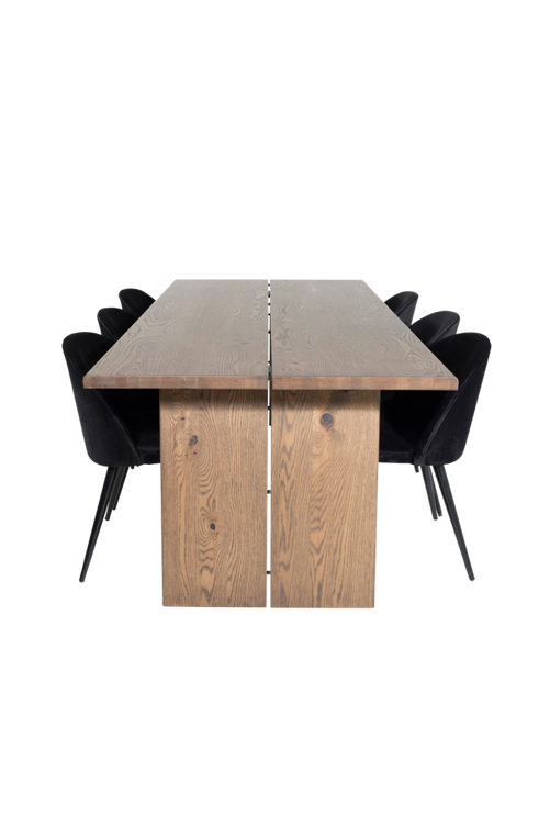 hom_1627103-01_Fs Bild på Matgrupp Lysekil inkl 6st matstolar Valleta - Venture Home