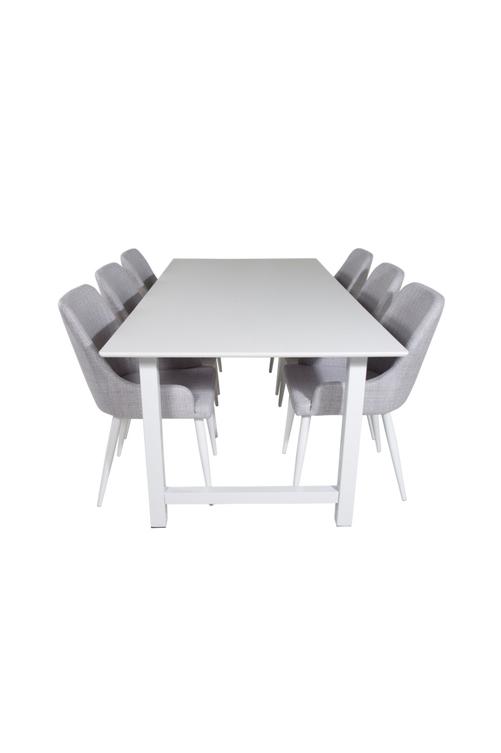 hom_1627113-01_Fs Bild på Matgrupp Cissi inkl 6st matstolar Pia - Venture Home