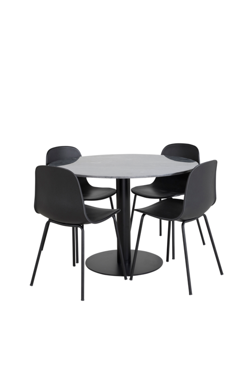 hom_1629060-01_Fs Bild på Matgrupp Estri med 4st matstolar Almvik - Venture Home