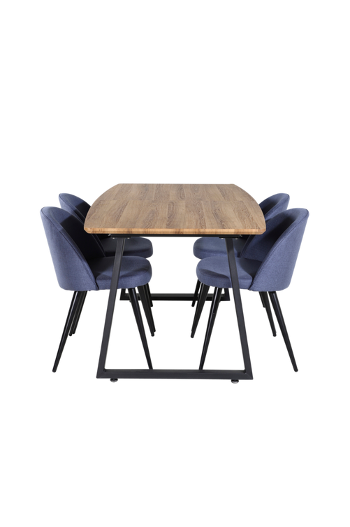 hom_1629074-01_Fs Bild på Matgrupp Irene med 4st matstolar Valleta - Venture Home