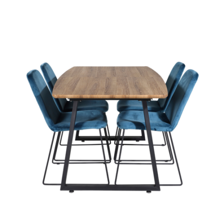 Bild på Matgrupp Irene med 4st matstolar Midsjö - Venture Home