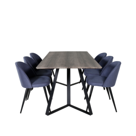 Bild på Matgrupp Maggie med 6 st matstolar Valleta - Venture Home