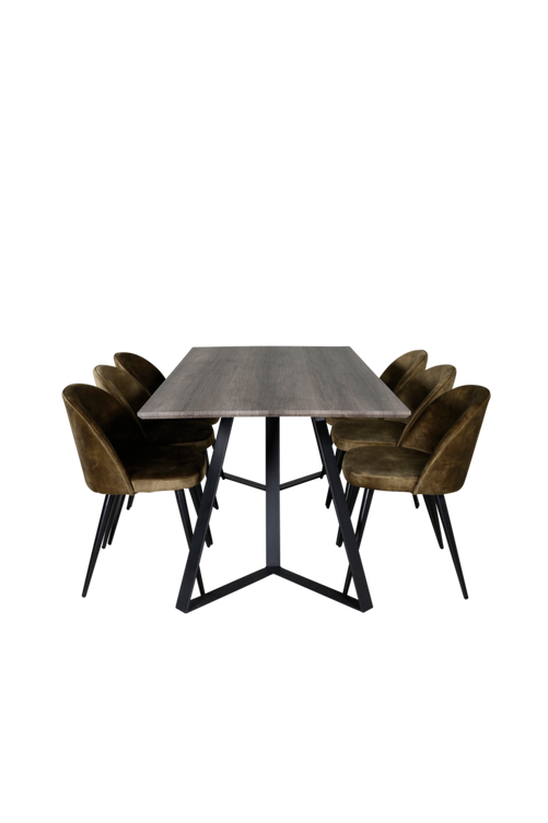 hom_1629078-03_Fs Bild på Matgrupp Maggie med 6 st matstolar Valleta - Venture Home