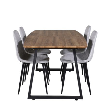 Bild på Matgrupp Irene med 4st matstolar Penally - Venture Home