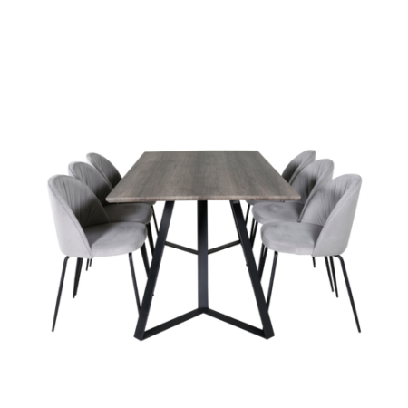 Bild på Matgrupp Maggie med 6st matstolar Vallby - Venture Home