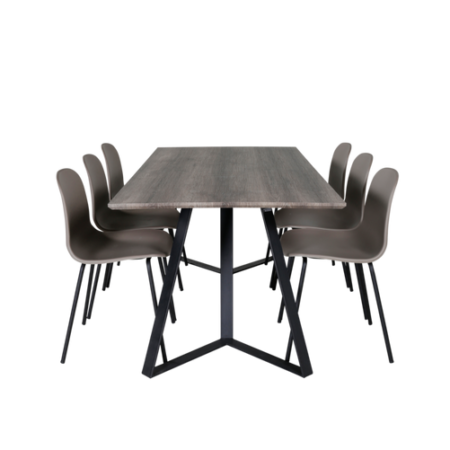 Bild på Matgrupp Maggie med 6 st matstolar Almvik - Venture Home