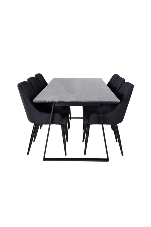 hom_1629108-04_Fs Bild på Matgrupp Estri med 6st matstolar Pia - Venture Home