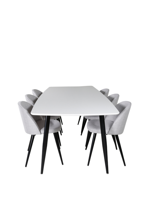 hom_1639838-01_Fs Bild på Matgrupp Penally med 6st matstolar Valleta - Venture Home