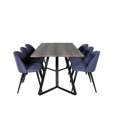 Bild på Matgrupp Maggie med 6st matstolar Valleta - Venture Home