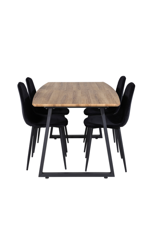 hom_1639846-01_Fs Bild på Matgrupp Irene med 4st matstolar Penally - Venture Home