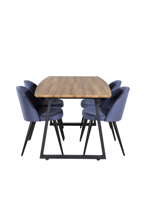 hom_1639848-02_Fs Bild på Matgrupp Irene med 4st matstolar Valleta - Venture Home