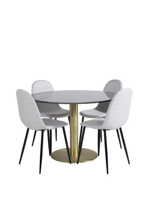 hom_1639849-01_Fs Bild på Matgrupp Estri med 4st matstolar Penally - Venture Home