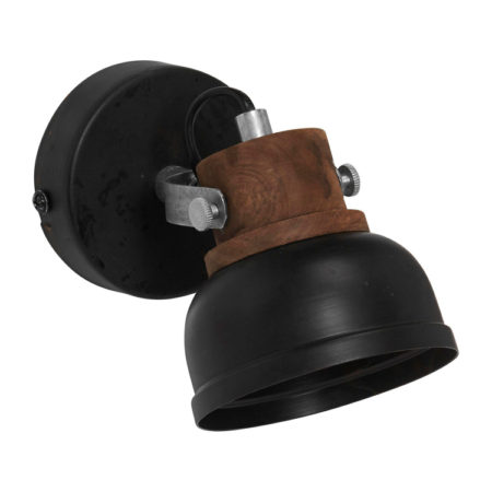 Bild på RUTLAND Singel Vägglampa Svart Zink 10 från PR Home