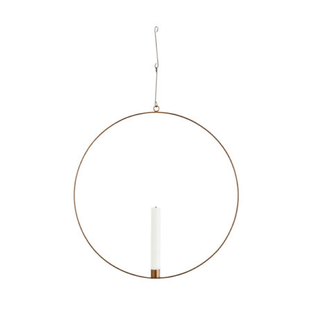 Bild på GLORIA Mässingsring Ljushållare Stor från Madam Stoltz