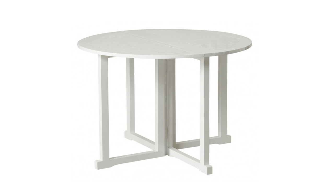 2537010 Bild på BUTTERFLY Balkongbord 110 Rund Vit från Cinas