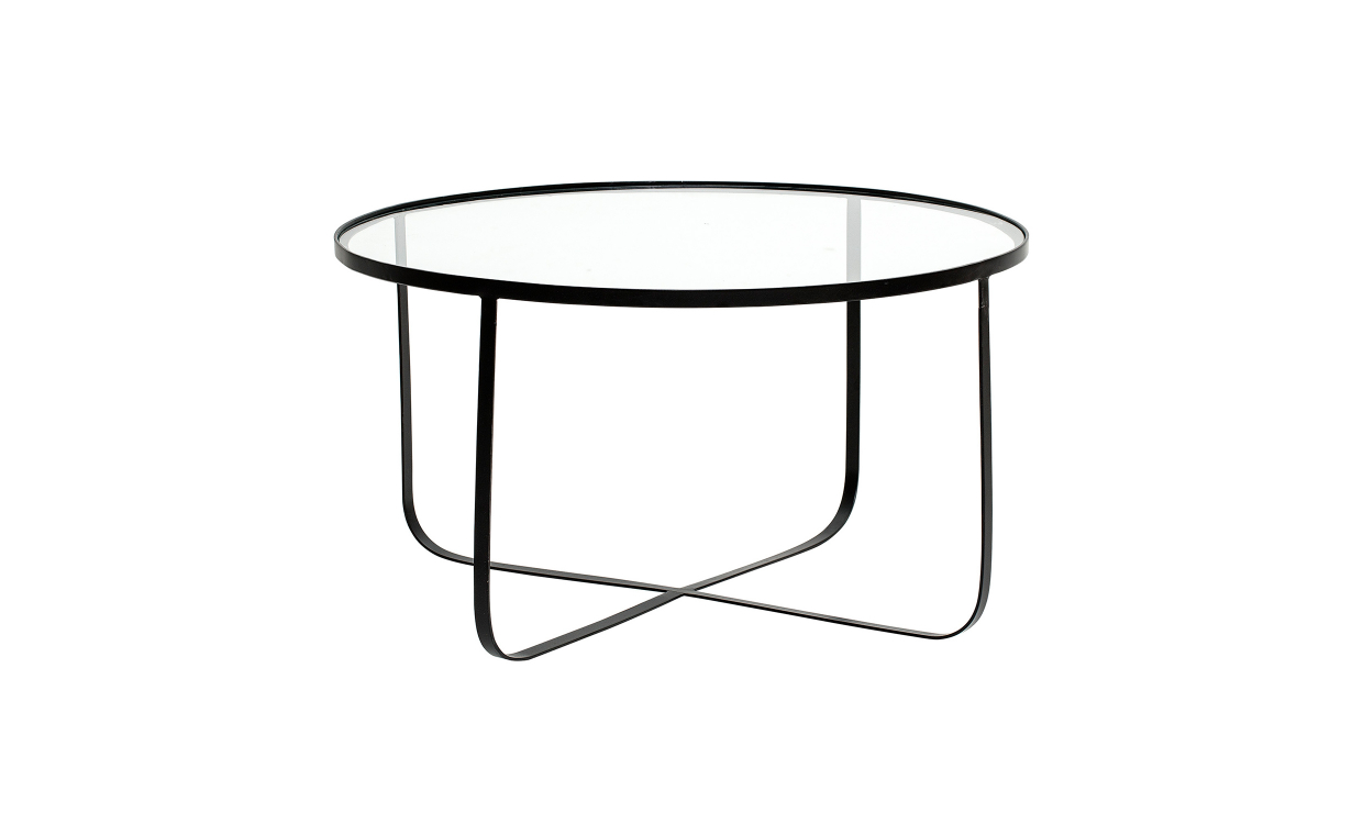 48400377 Bild på HARPER Soffbord Glas Svart från Bloomingville