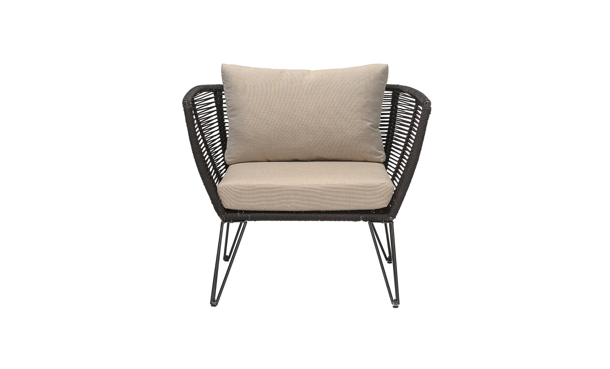 50255215 Bild på MUNDO Loungestol Svart från Bloomingville