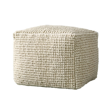 Bild på SUNA Puff Ull Natur från Bloomingville