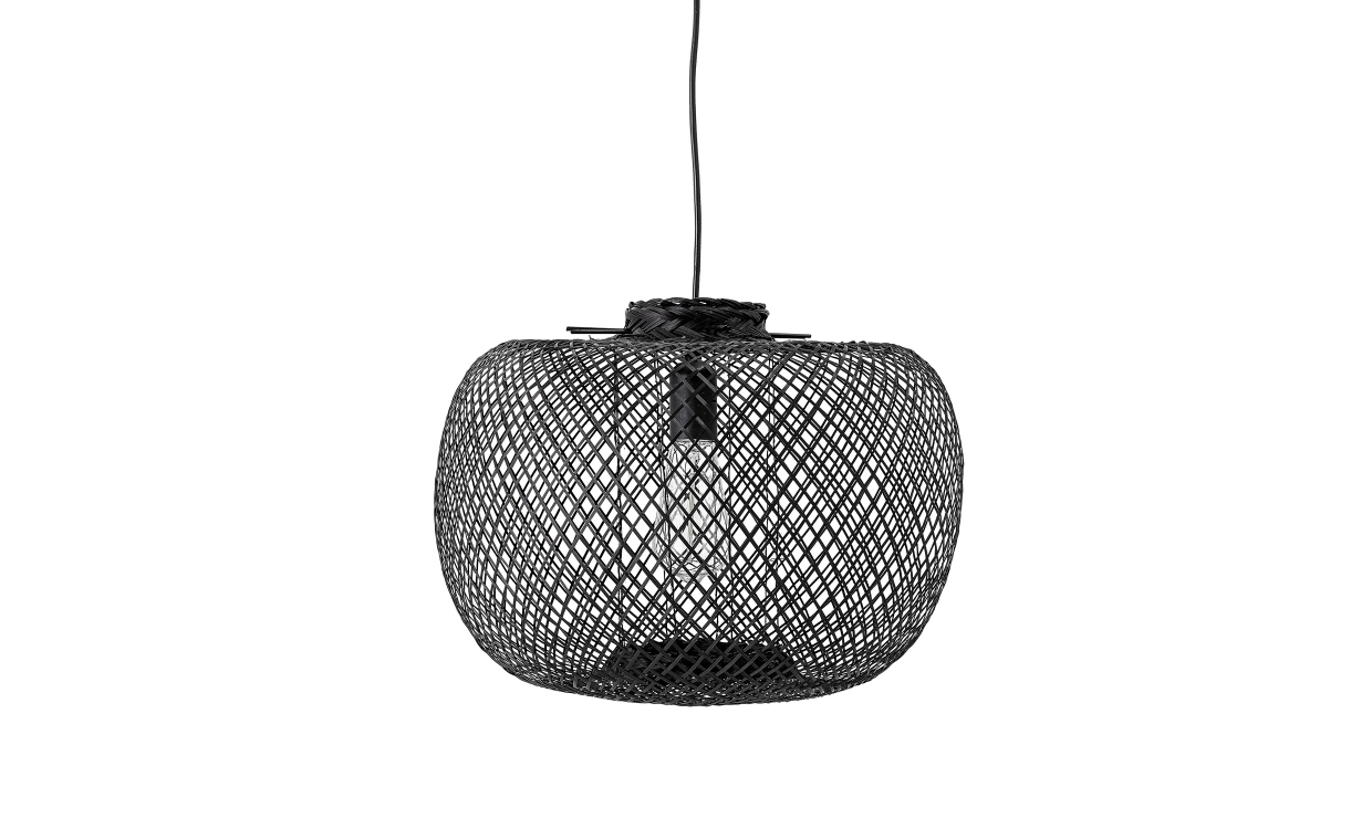 82047009 Bild på RODI Taklampa Bambu Svart från Bloomingville