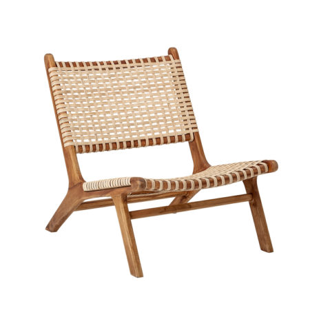 Bild på KEILA Loungestol Teak Natur från Bloomingville