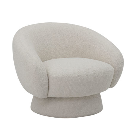 Bild på TED Loungestol Boucle Vit från Bloomingville