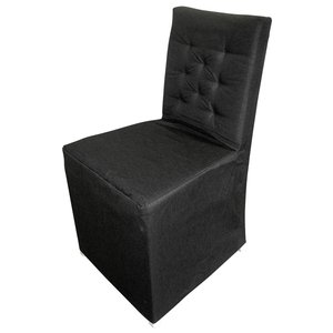 2 st Brixton stol - Vit/svart + Möbelvårdskit för textilier - Utematstolar