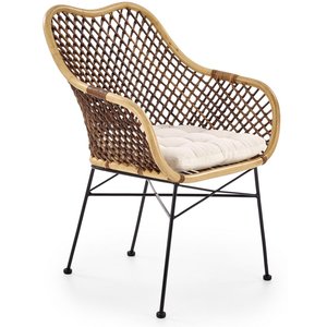 4 st Brody utestol - Rotting/svart + Skyddande sprayvax - Utematstolar