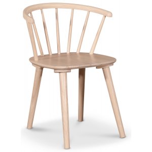 2 st Dalsland Karmstol - Whitewash + Skyddande sprayvax - Pinnstolar